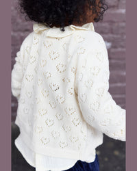 Cardigan Naissance - Crème Bonton