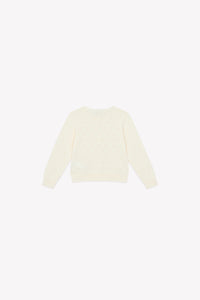 Heart cardigan - Crème Bonton