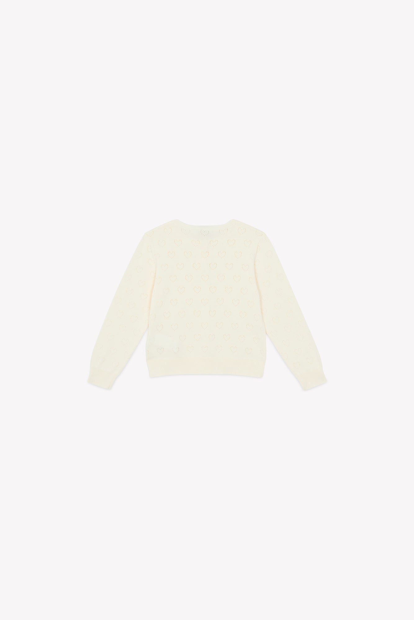 Heart cardigan - Crème Bonton