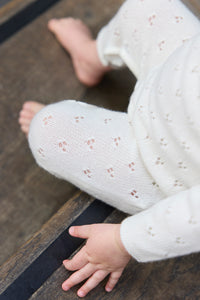 Combinaison Naissance en laine - Crème Bonton