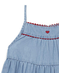 Robe légère en denim - Denim Clair