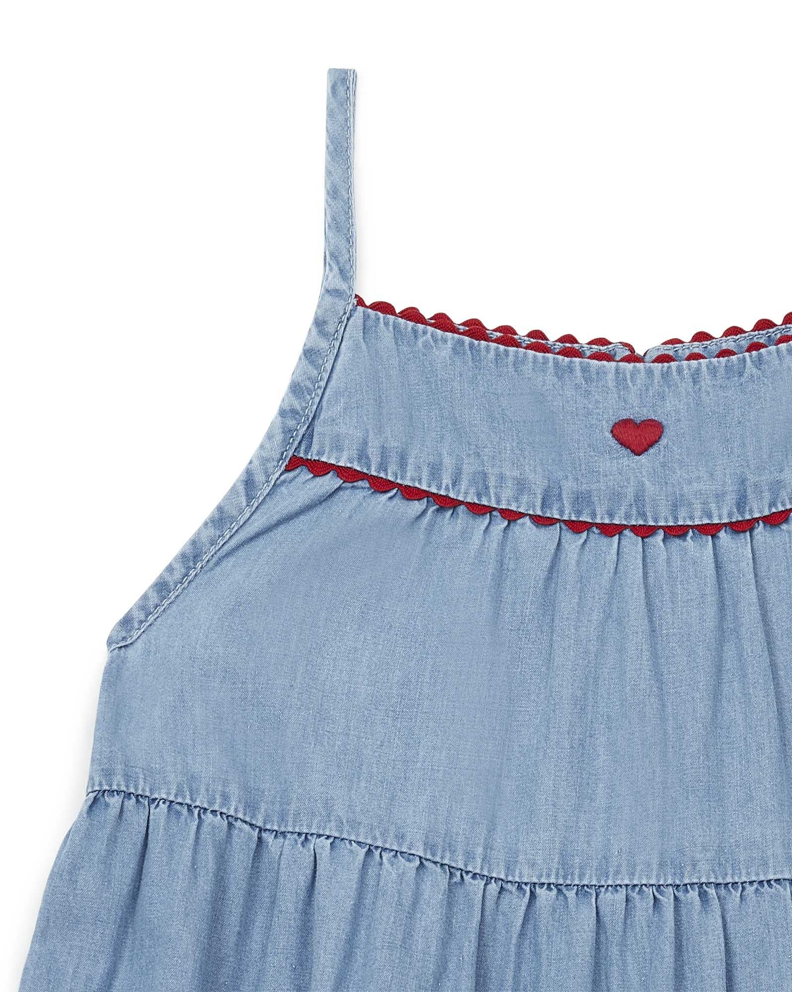 Robe légère en denim - Denim Clair