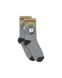 Chaussettes à message - Gris Chiné