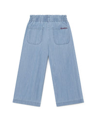 Pantalon à taille élastiquée - Denim Clair