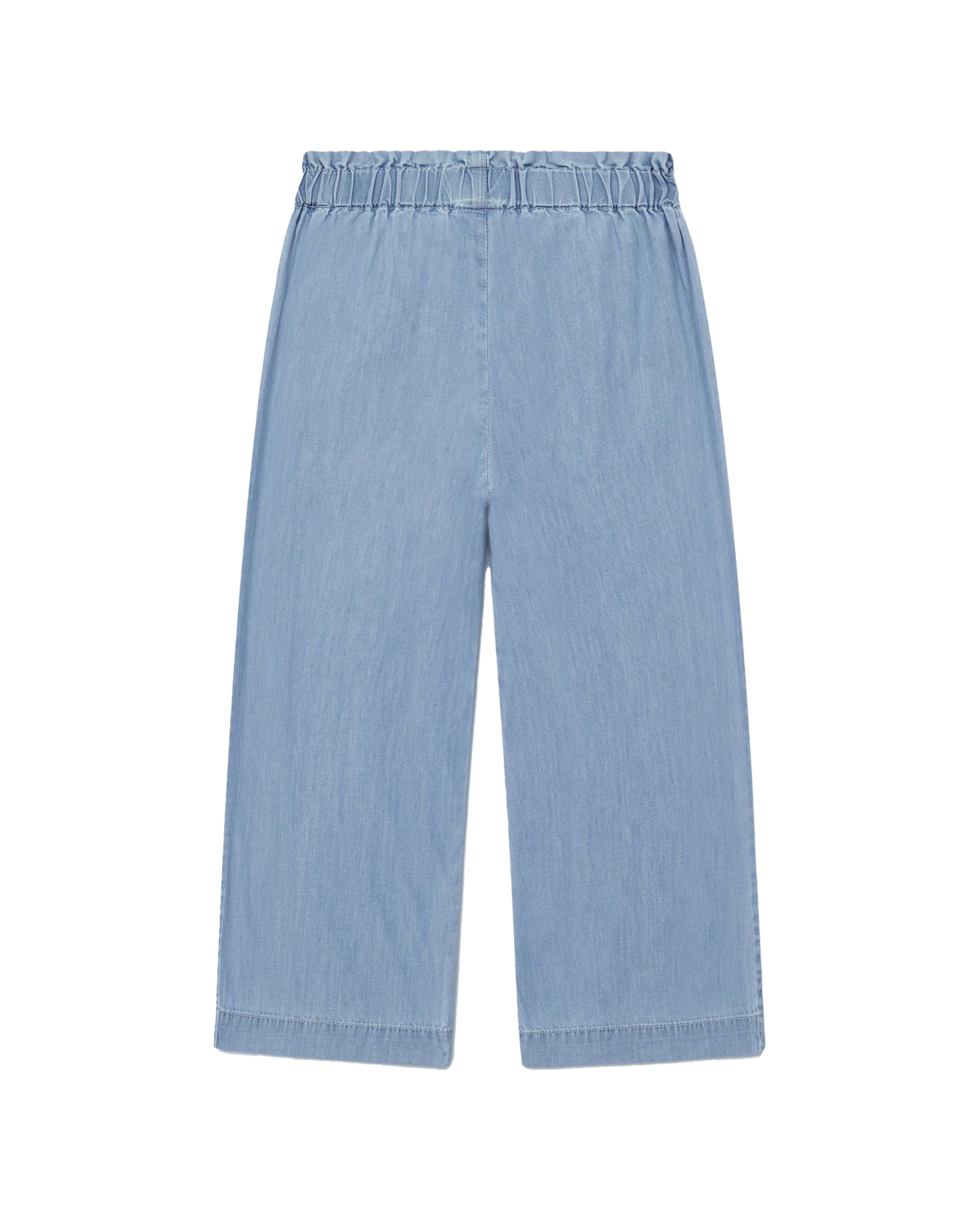 Pantalon à taille élastiquée - Denim Clair