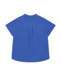 Chemise brodée signature Bonton - Bleu Des Aires