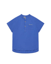 Chemise brodée signature Bonton - Bleu Des Aires