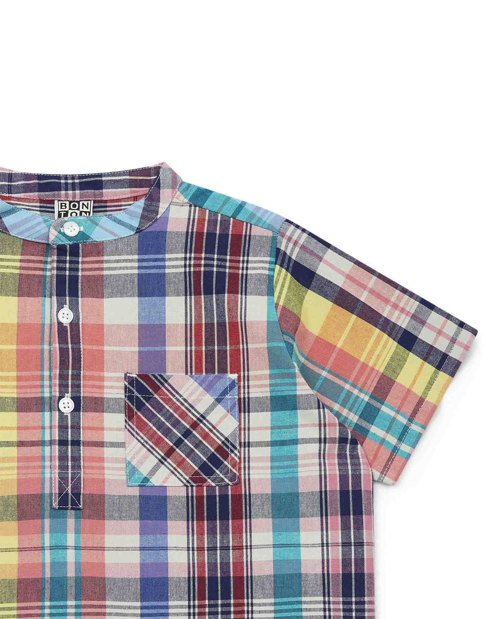 2qty DÉJÀ VU 35 / Polo - Carreau Madras
