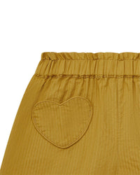 Short à poches en cœur - Miel