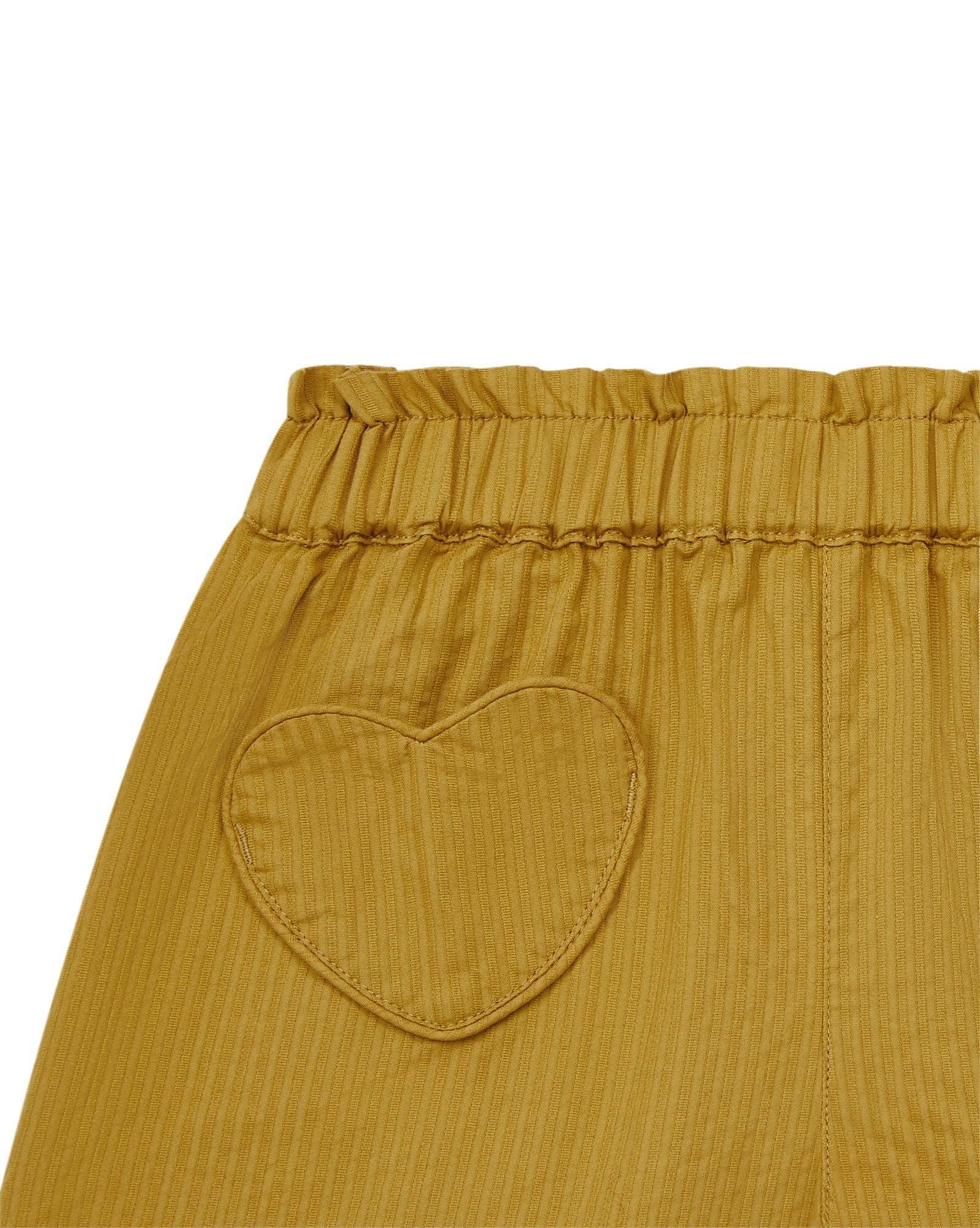 Short à poches en cœur - Miel