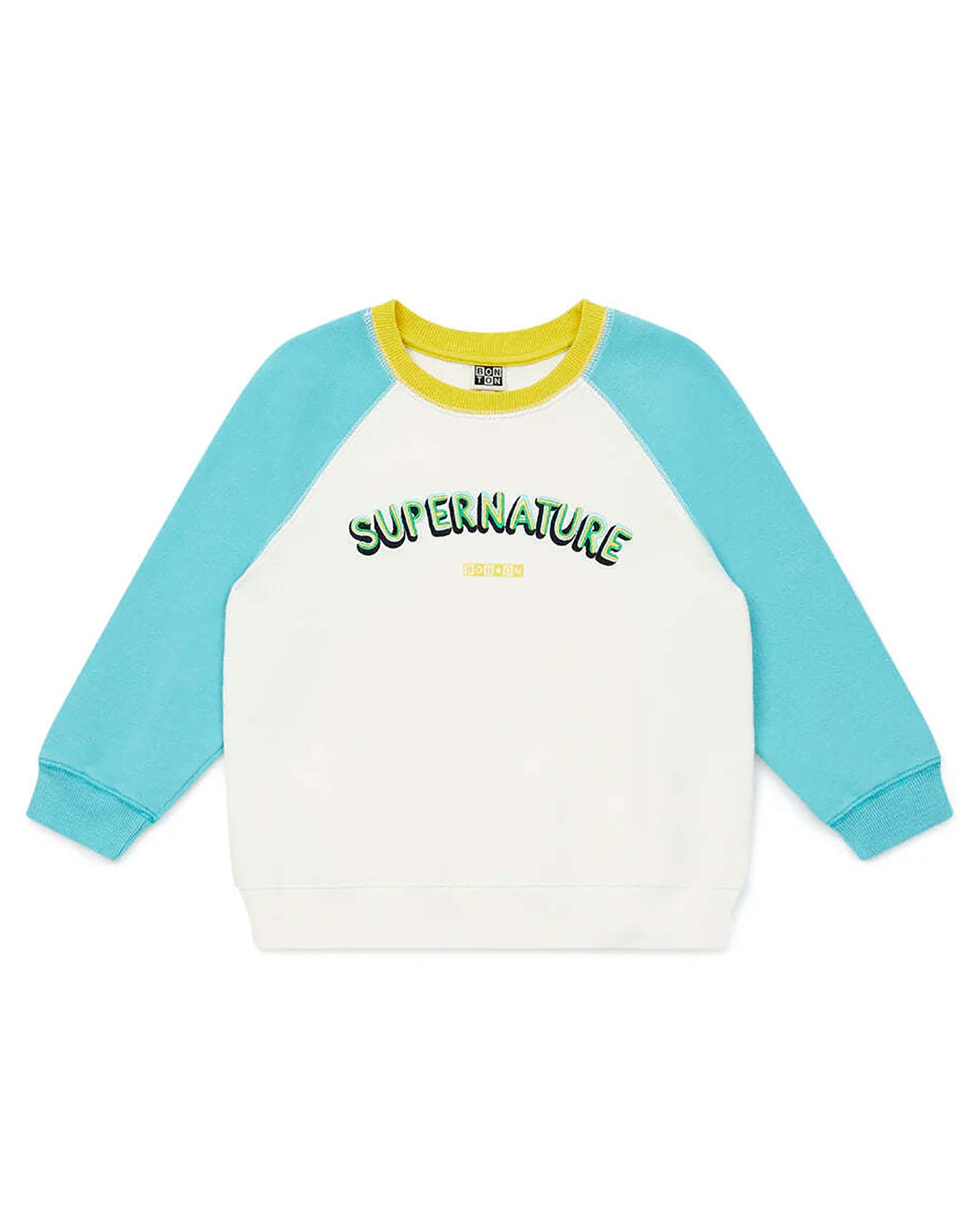Sweatshirt Supernature - Crème Bonton
