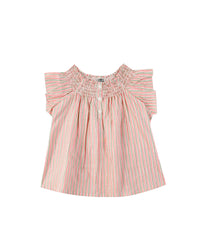 Blouse manches courtes - Rayure Peinte