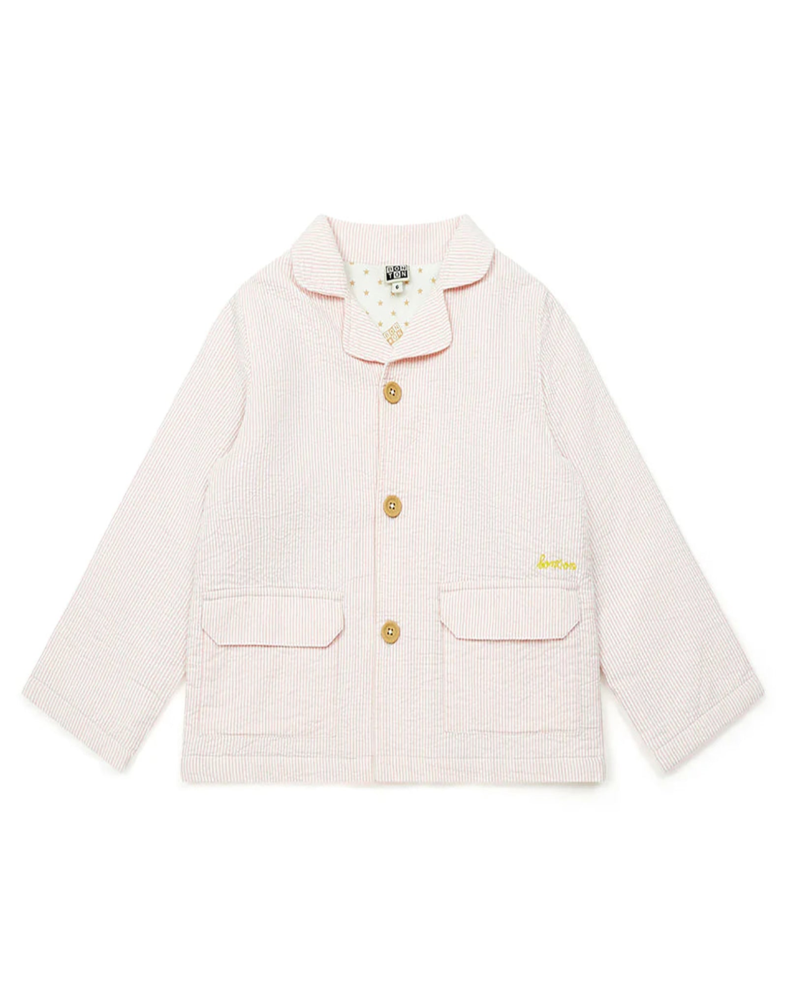 Veste Seercuker - Rayure Rose