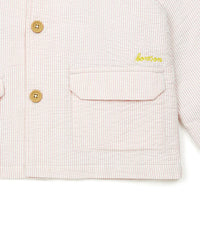 Veste Seercuker - Rayure Rose