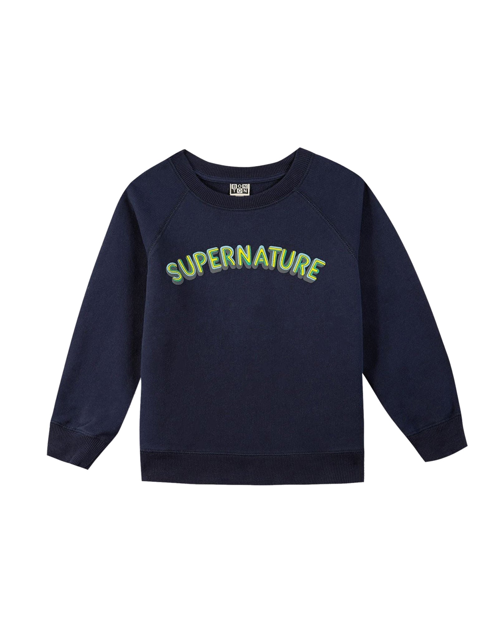 Sweatshirt Supernature - Navy Bonton