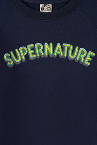 Sweatshirt Supernature - Navy Bonton