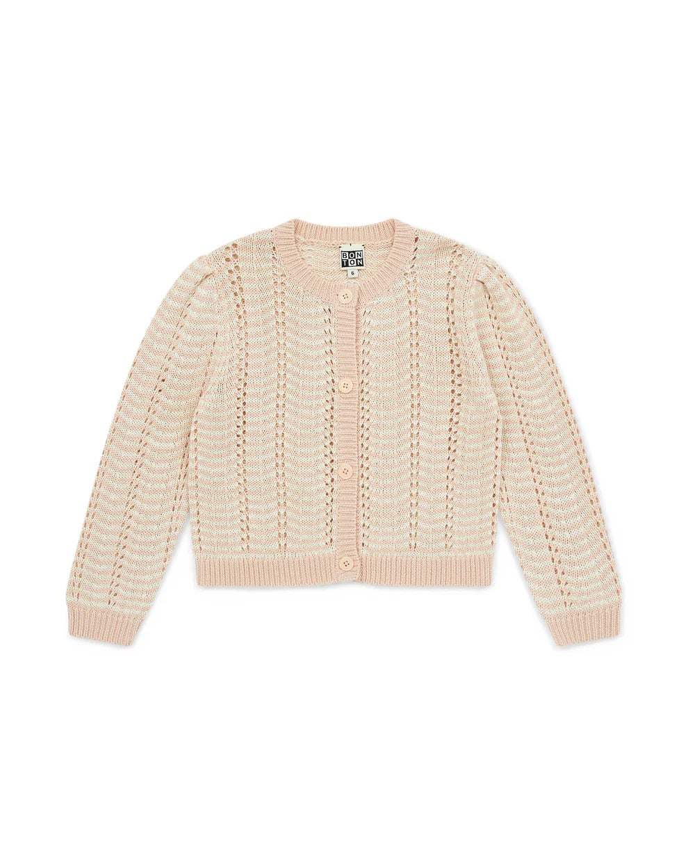 Cardigan Bébé - Rose Coquillage