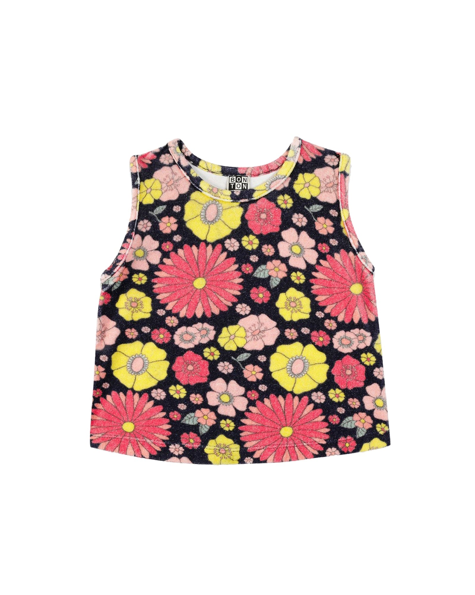 Vintage T-shirt - Fleur Vintage Fond Navy