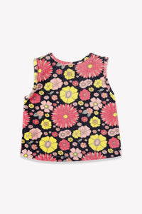 Vintage T-shirt - Fleur Vintage Fond Navy