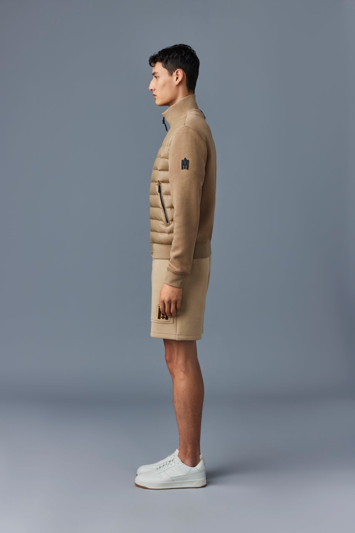 Veste Collin légère bi-matière - Camel