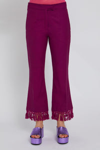 Pantalon Colt à franges - Purple