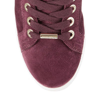 Sneakers Colt montantes en daim avec doublure shearling - Grape