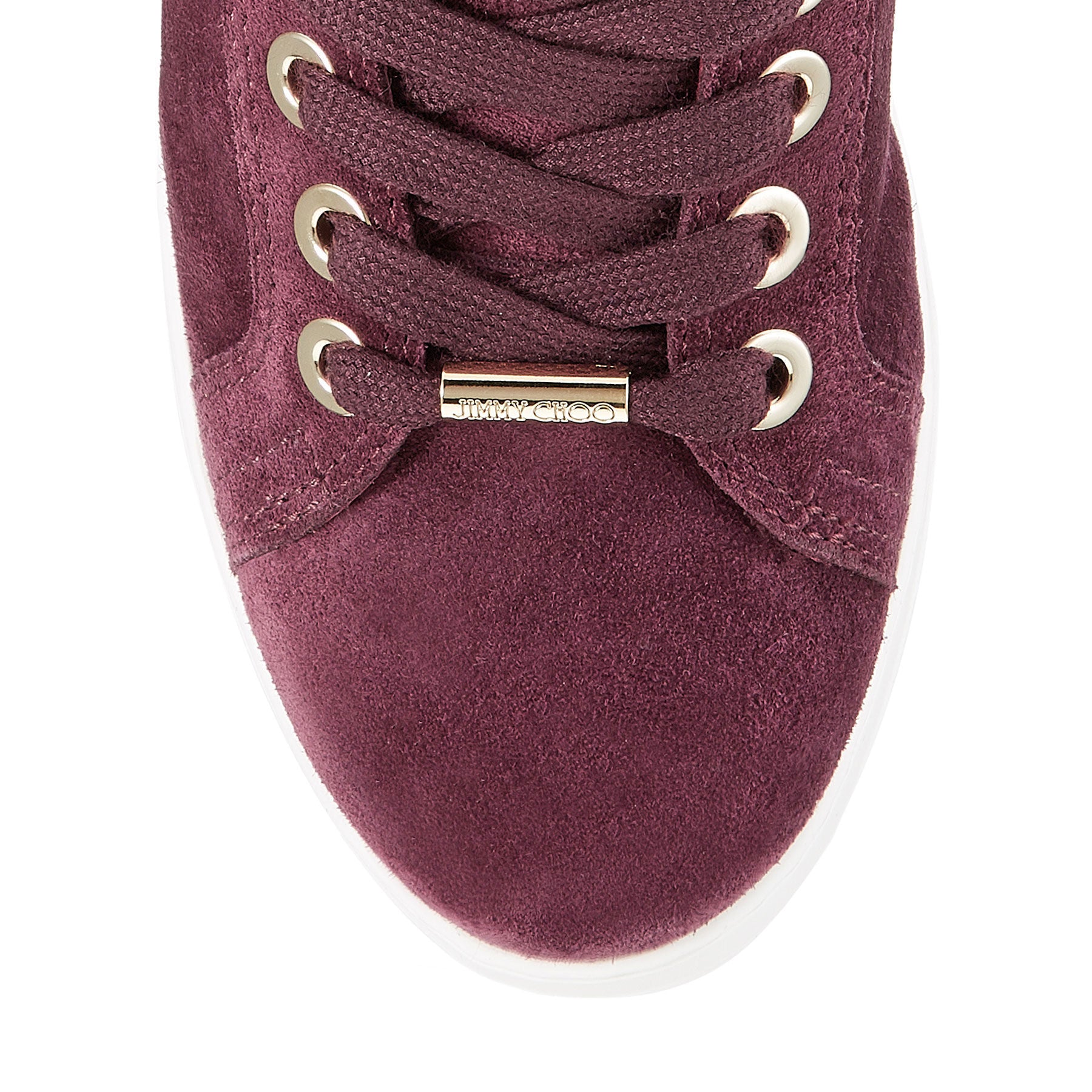 Sneakers Colt montantes en daim avec doublure shearling - Grape