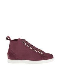 Sneakers Colt montantes en daim avec doublure shearling - Grape