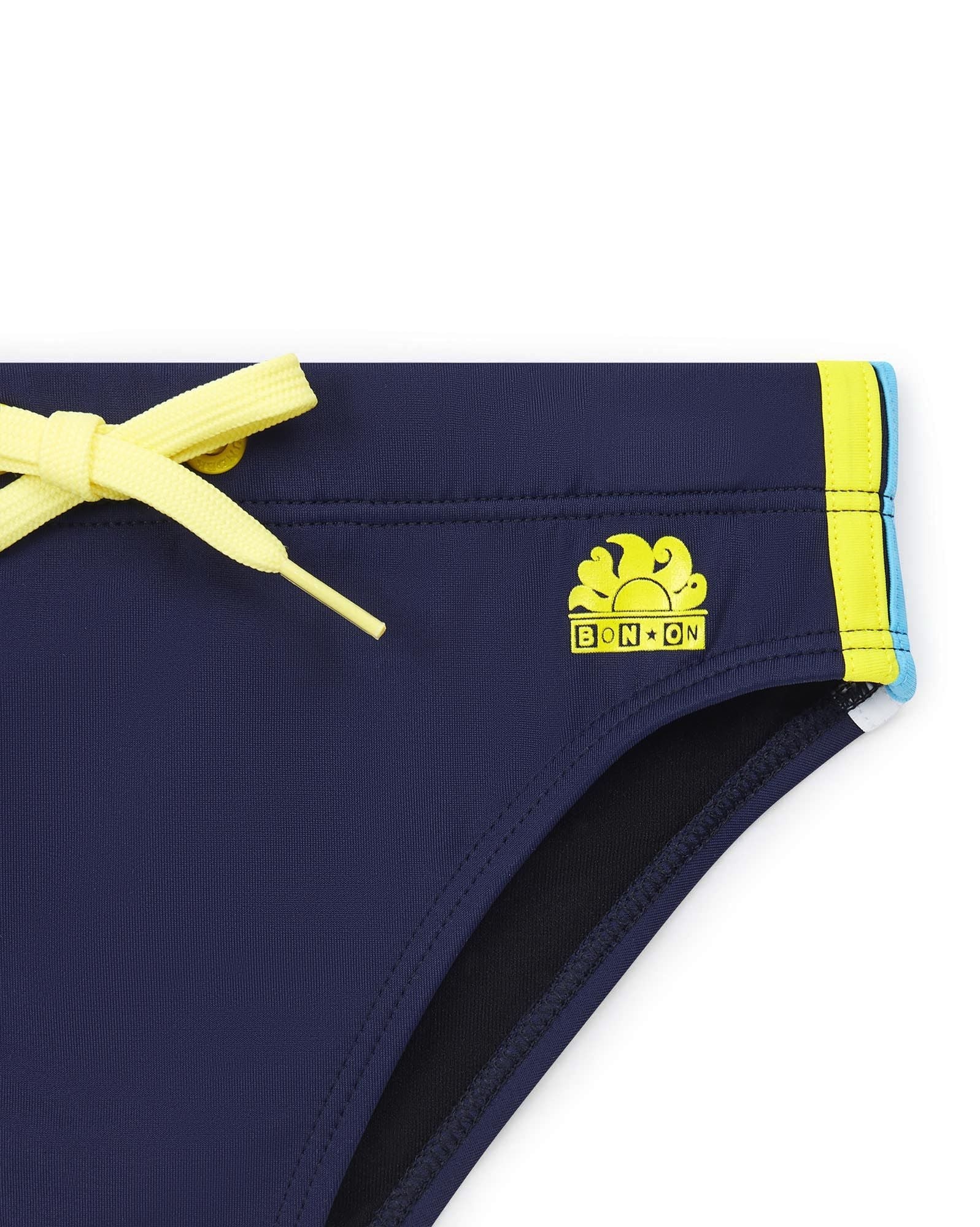 Slip de bain - Navy Bonton