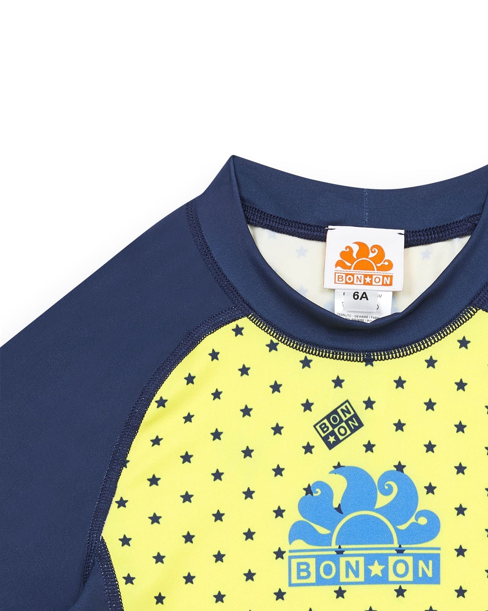 T-shirt logo Bonton- Semi Jaune