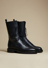 Conley boot in leather - Black