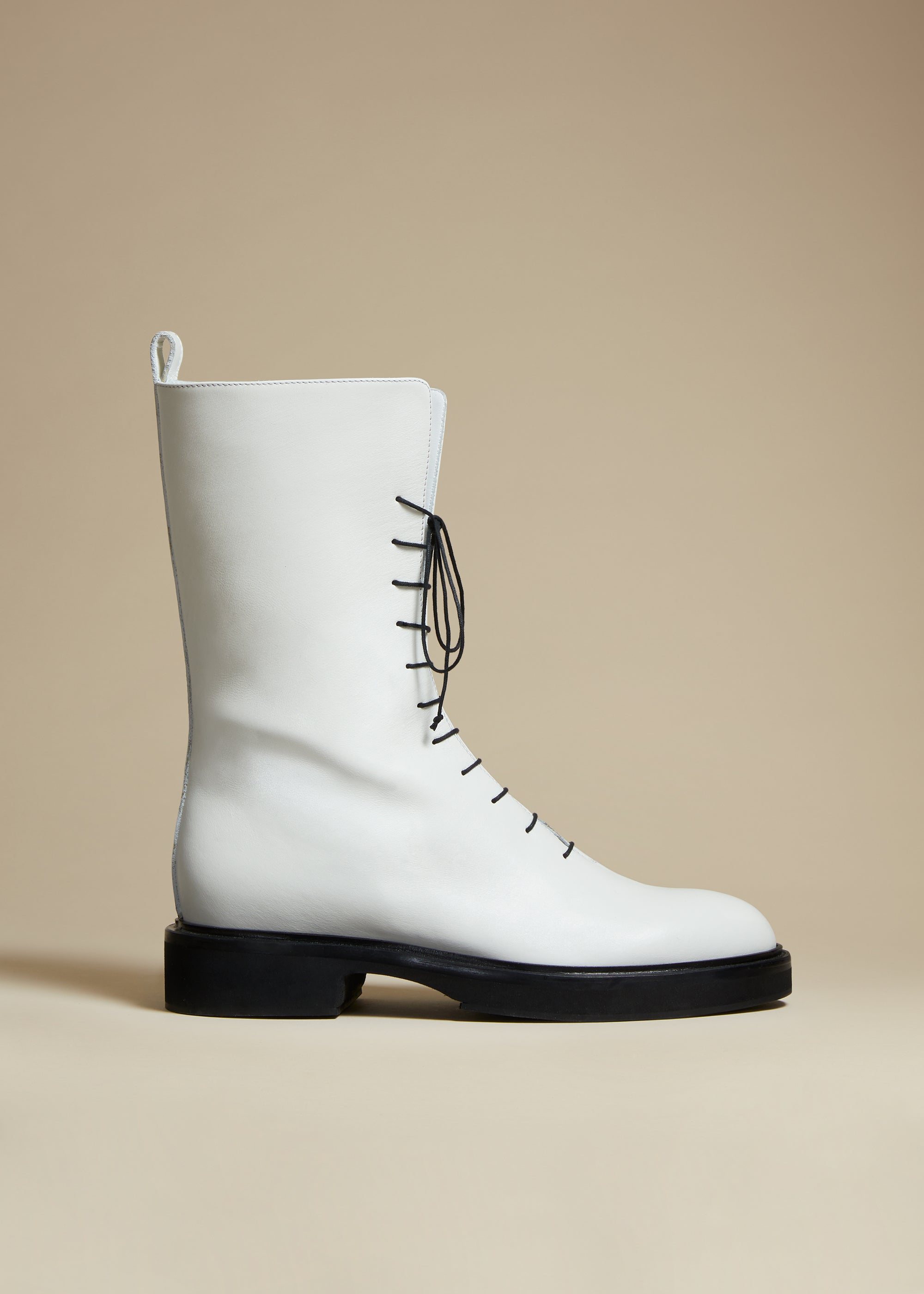 Conley boot in leather - White