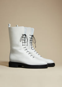 Conley boot in leather - White