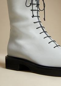 Conley boot in leather - White