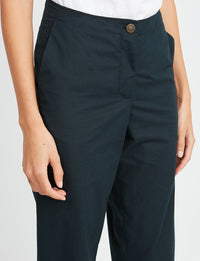 1qty RELIQUAT 75€ 0%  / Pantalon droit Constantin - Blue Navy