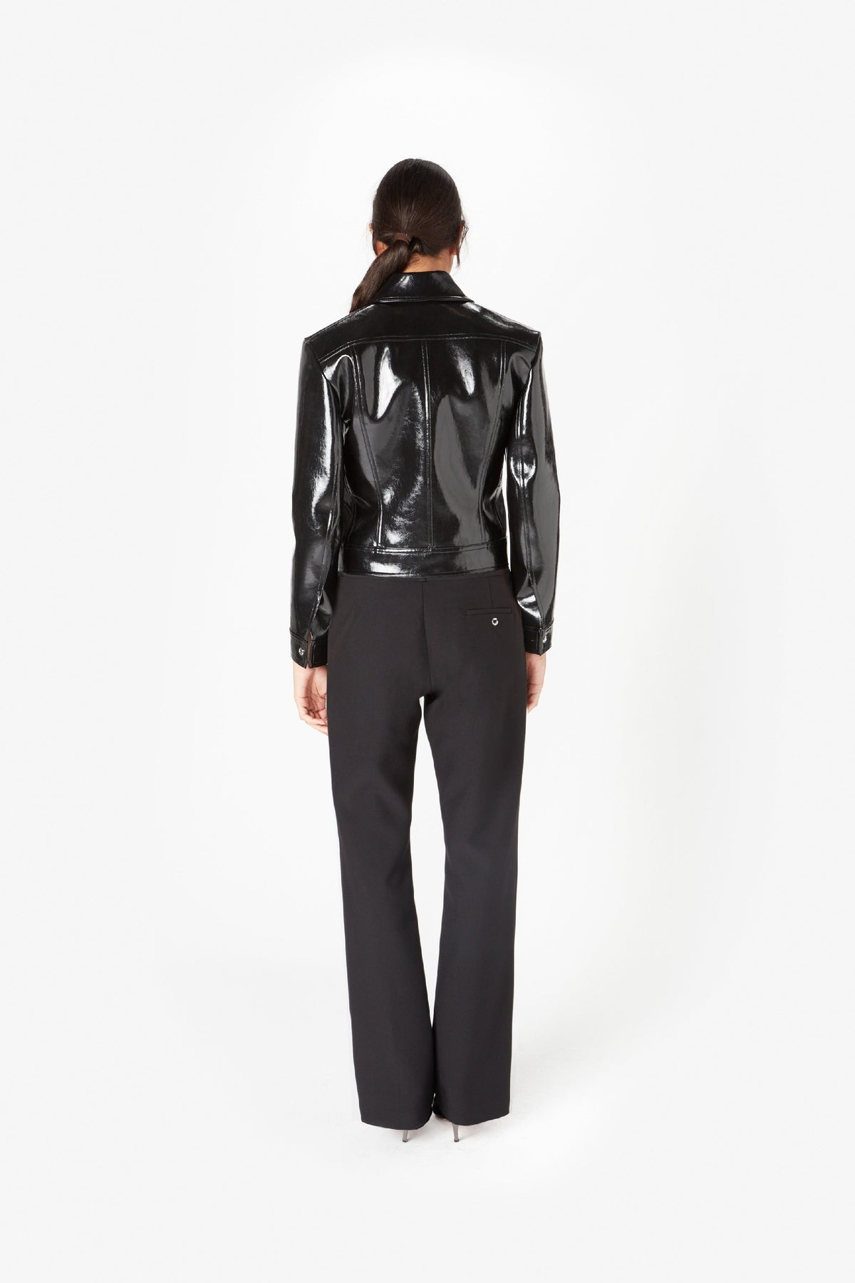 Cactus leather jacket - Black