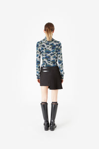 PLEATED UNIFORM MINI SKIRT