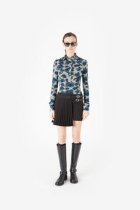 PLEATED UNIFORM MINI SKIRT