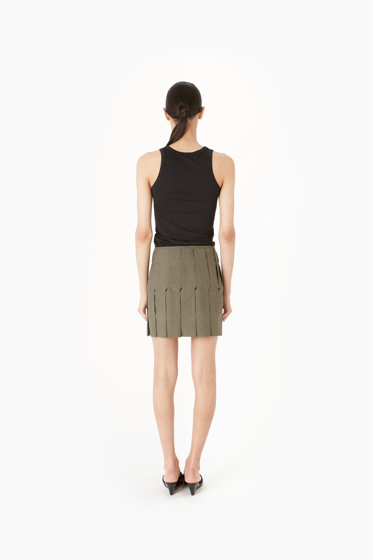 TECHNICAL TAILORED ORIGAMI SKIRT