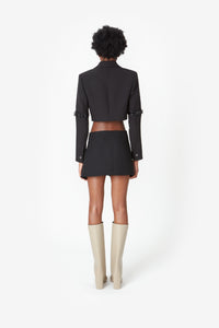 MINI WRAP SKIRT