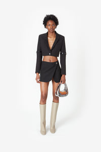 MINI WRAP SKIRT