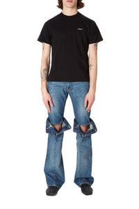 Boxy logo T-shirt - Black