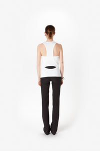 Tank top with insert - White