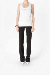 Tank top with insert - White