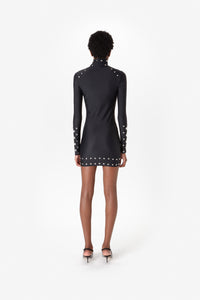 SNAPS TURTLENECK DRESS