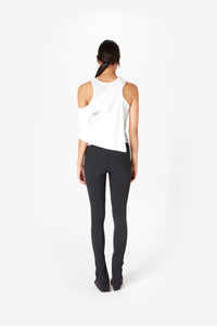 KNOTTED JERSEY TOP