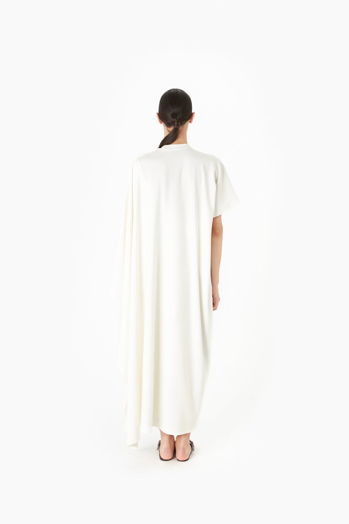 ZERO WASTE DRAPED LONG DRESS