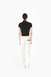 C-LOGO GATHERED TOP