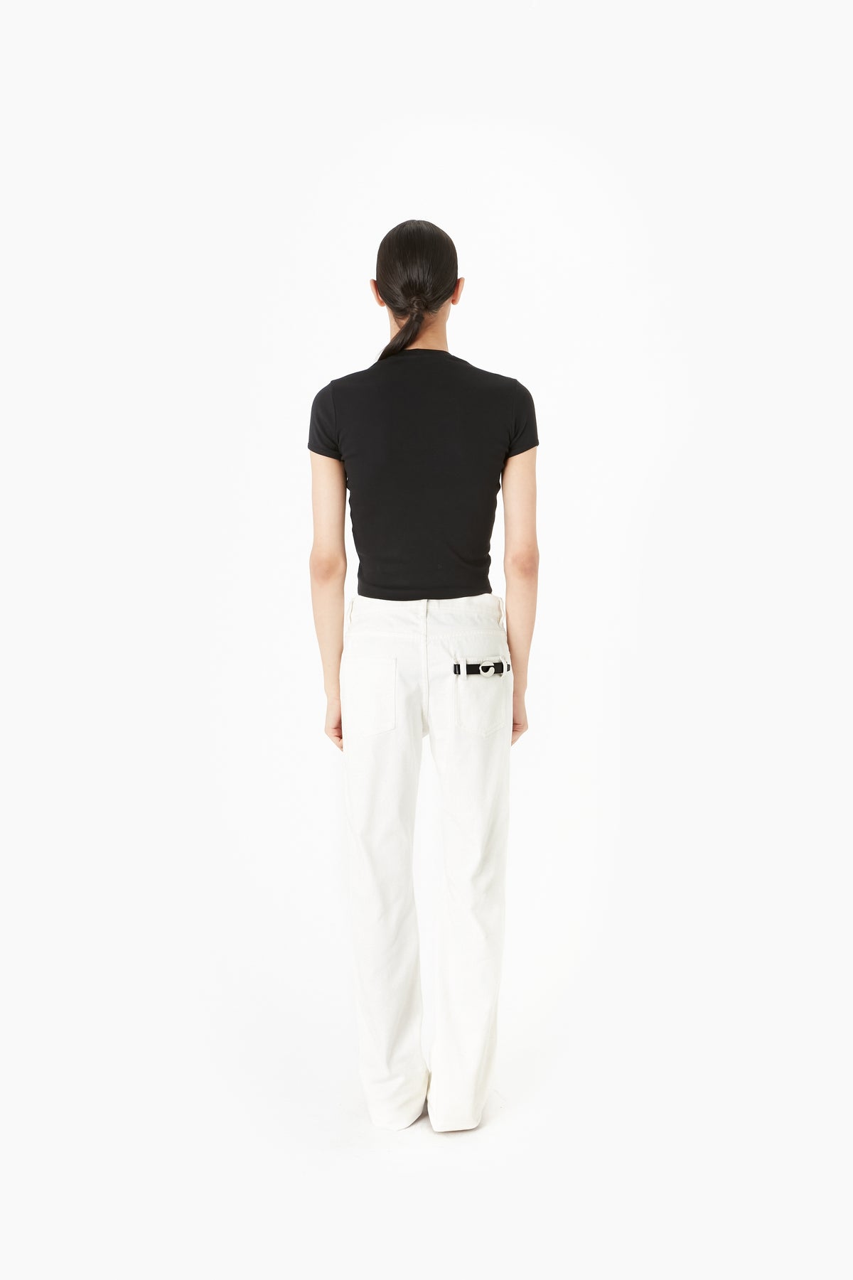 C-LOGO GATHERED TOP