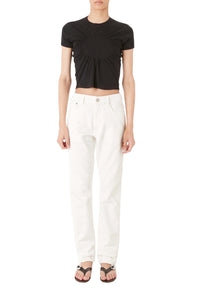 C-Logo gathered top - Black
